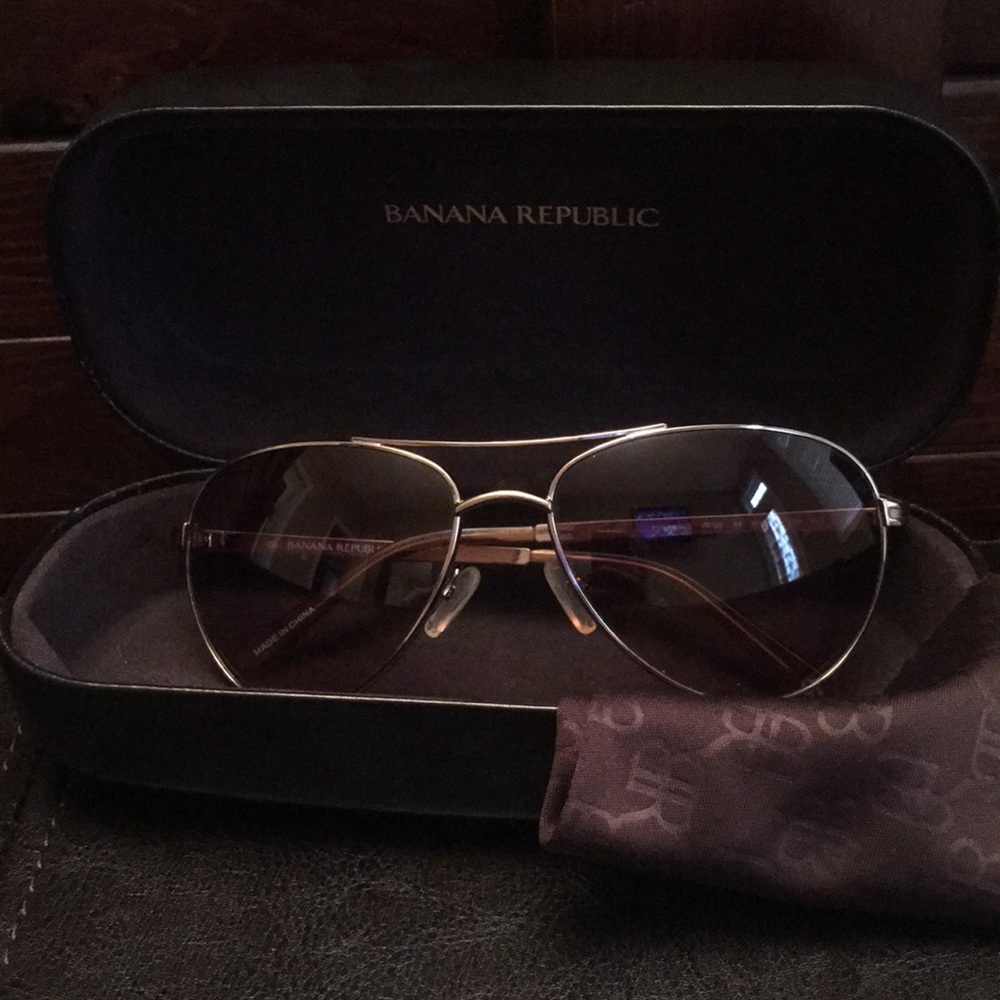 Banana Republic Helene Aviator Sunglasses